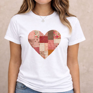 Coração de Patchwork no Dia dos Namorados