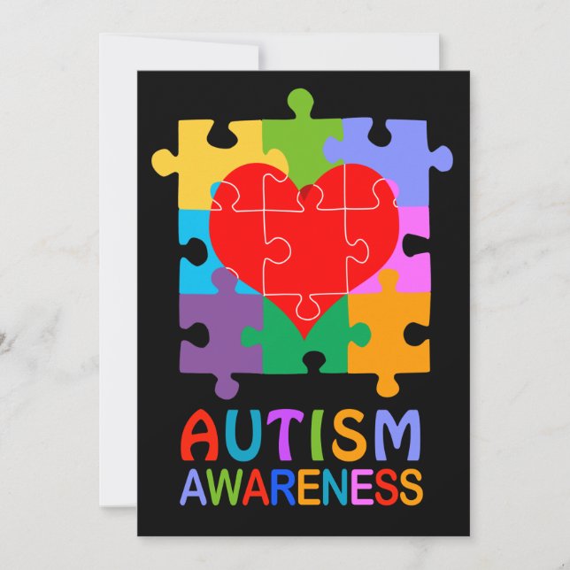 Coração de Sensibilização Autismo (Frente)