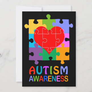 Coração de Sensibilização Autismo