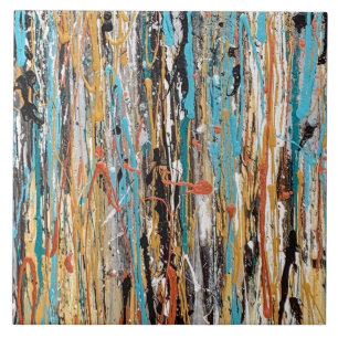 Coração do Azulejo cerâmico Dourado 6 x 6