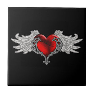 Coração do gótico com Anjo