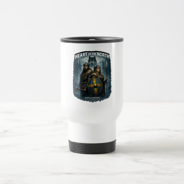Coração do Norte - Caneca de viagem  (Centro)