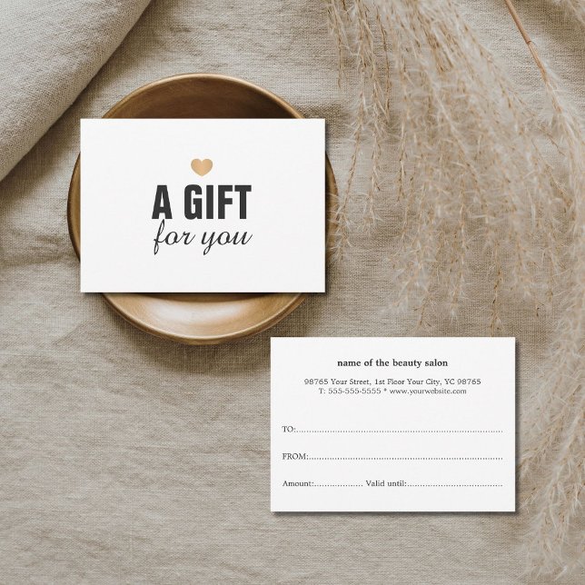 Coração Dourado Limpo Elegante (Criador carregado)