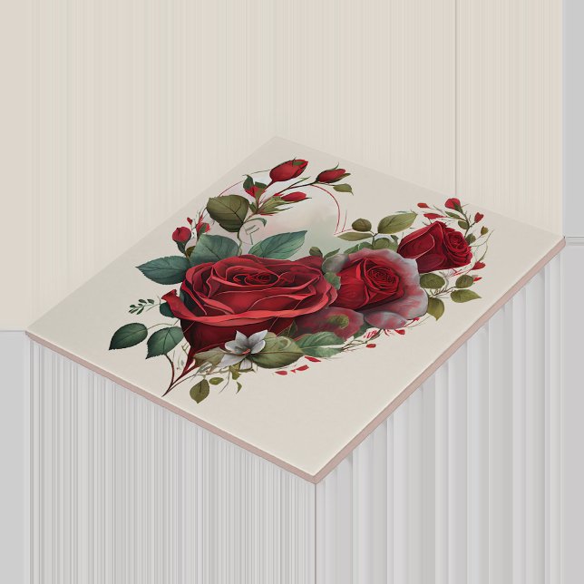 Coração e Rosas Vermelhas (Criador carregado)