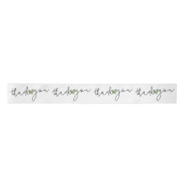 Coração Elegante Obrigado Presente Molhando Branco