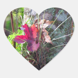 Coração Enamore-se! Adesivo