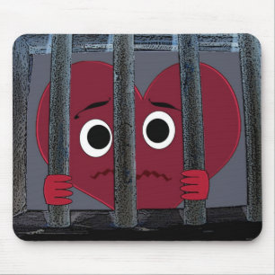 Coração encarcerado Mousepad