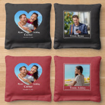 Coração Foto de Casamento de Equipes Noiva e noivo