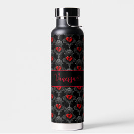 Coração Gótico Vermelho Personalizado