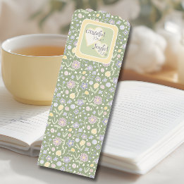 Coração Grato Vida Alegre Marcador Floral