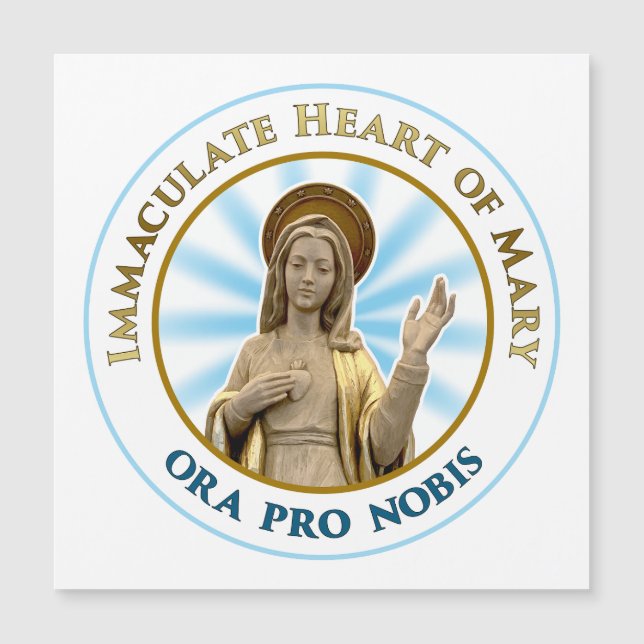 Coração Imaculado de Mary Ora Pro Nobis (Frente)