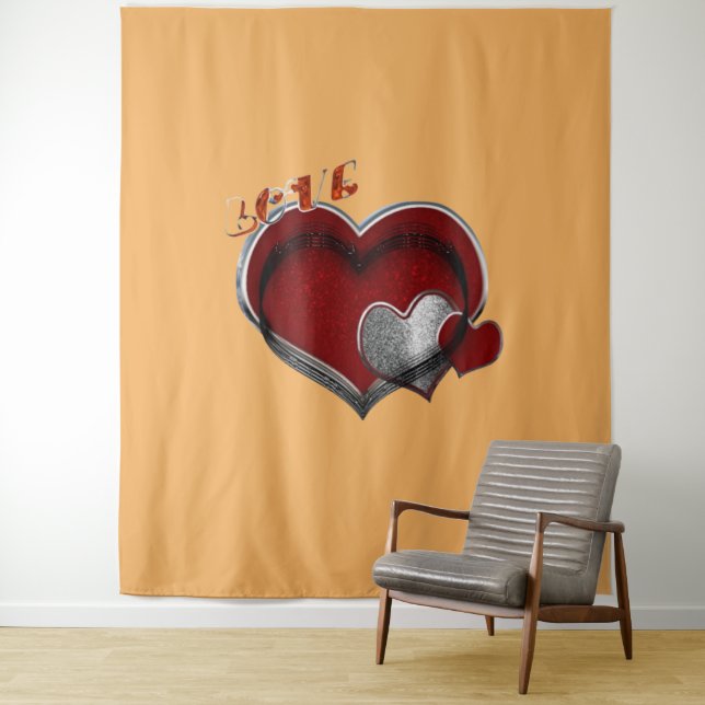 Coração Magic Orange Business Tapeçaria Extra Gran (In Situ)