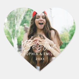 Coração Melhores Amigas Para Sempre – Adesivo Personalizad