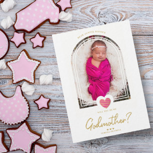 Coração Moderno Rosa Vibrante Efeito Dourado Falso