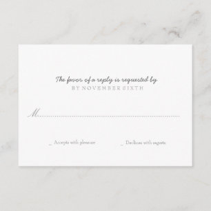Coração Moderno + RSVP de Seta Casamento