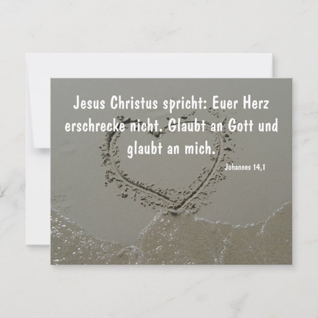 Coração na areia (Frente)