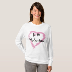 Coração ondulado seja minha camisa de Namorados
