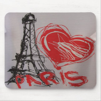 Coração Paris Mousepad