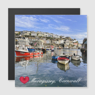 Coração Personalizado Mevagissey Peixe Desembarque