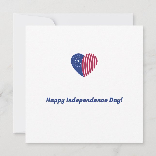 Coração Personalizável da América (Verso)