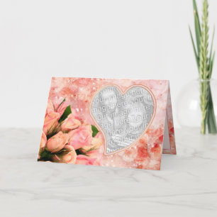 Coração Petal rosa - Modelo