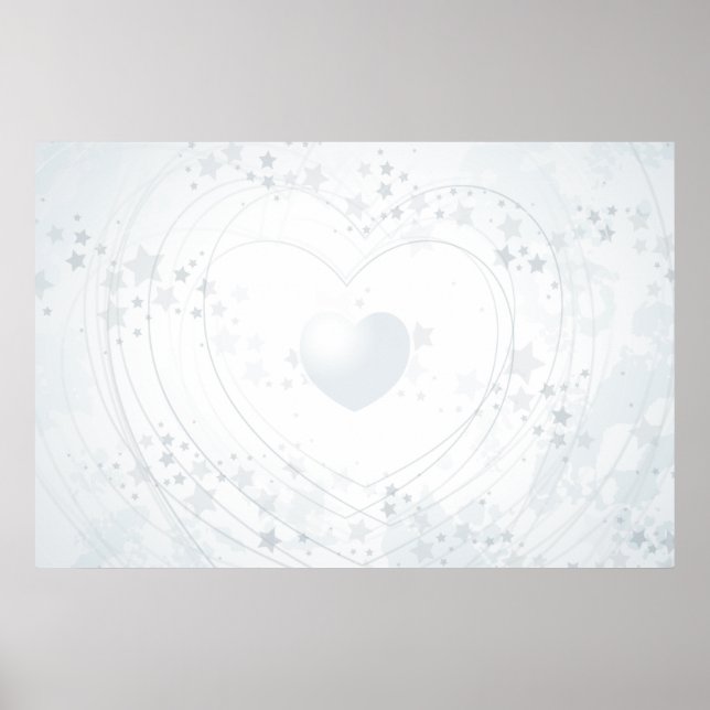 Coração prateado, poster (Frente)