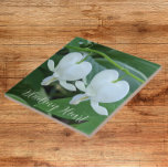 Coração Pulmonar Branco Floral<br><div class="desc">Para fãs de plantas e jardinagem! Azulejo cerâmico que apresenta uma foto de florescência pura e branca de Coração Sangrento. Um design floral adorável! Selecione o tamanho do seu azulejo. Faz uma bonito trivet de cozinha!</div>