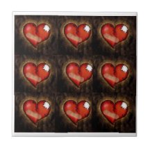 Coração Quebrado/azulejo Coração Remoto