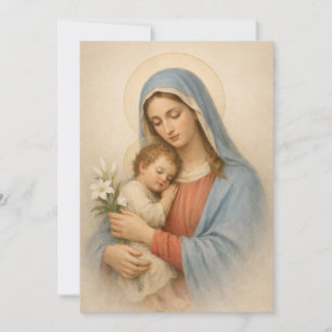 Coração Sagrado de Jesus Citação Cruz Desenho Flor