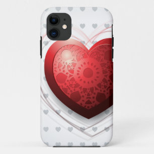 Coração vermelho, capas de iphone