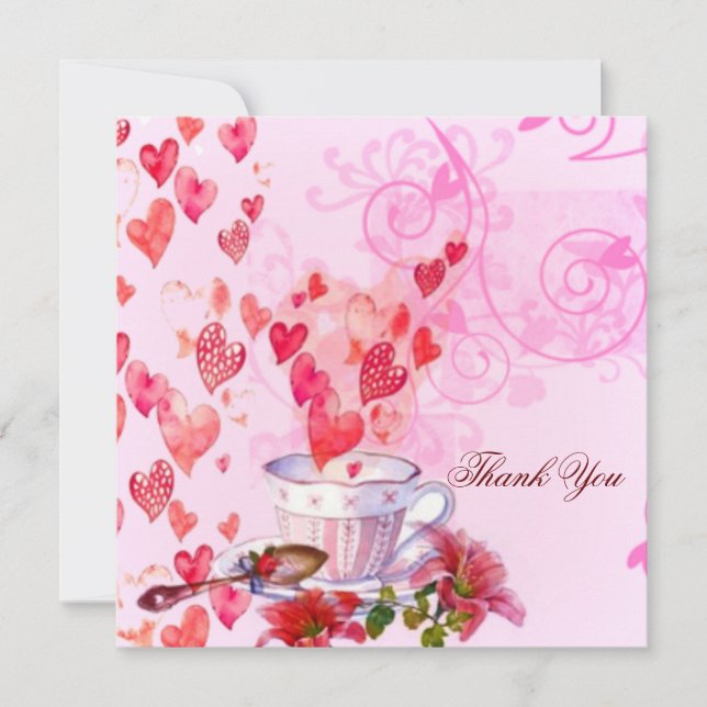 Corações aquosos e flores (Frente)