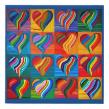 Corações Arco-Íris