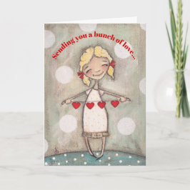 Corações - Cartão de Aniversário