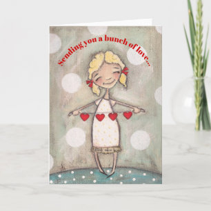 Corações - Cartão de Aniversário