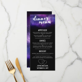 Corações Celestiais Galáxias Estrelas Menu Janto C
