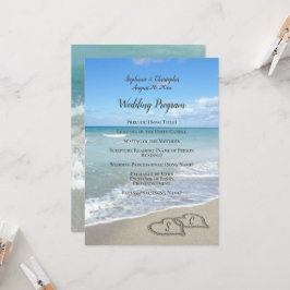 Corações Cênicos no Programa de Casamento em Areia