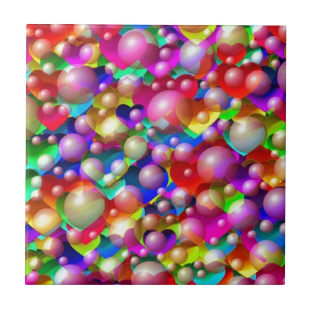 Corações Coloridos (Frente)