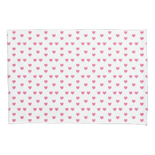 Corações cor-de-rosa padrão moderno minimalista or