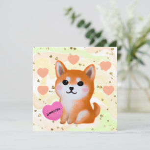 Corações Cute Shiba Inu   Para O Cão Lover