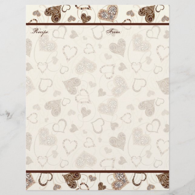 Corações de Chocolate Dar Receita de Casamento de  (Frente)