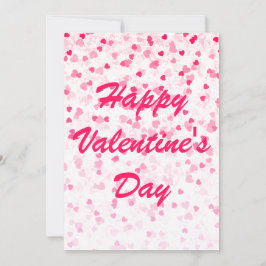 Corações de namorados e Cartão Plana de Amor