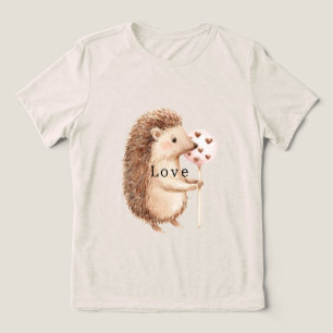 Corações de Ouriço Fofos Amor