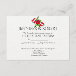 Corações de Rockabilly e Cartão de Resposta de Cas