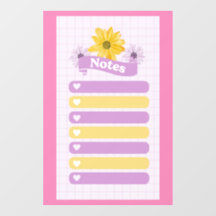 Corações do Flor Floral Roxo Amarelo