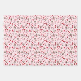 Corações e Design de Padrão de Hounds