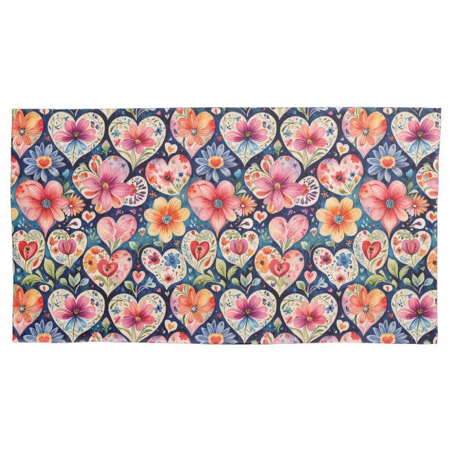 Corações e Flores Sala de Menina (Frente)