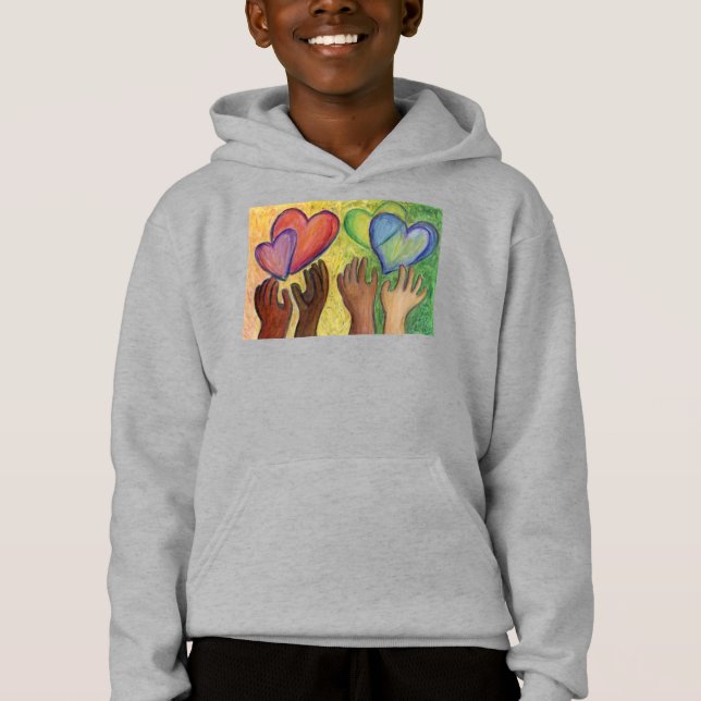 Corações e Mãos Adoram Diversidade Arte Refúgio Pe (Frente)