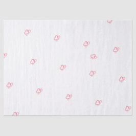 Corações e Papel Tecido de Amor