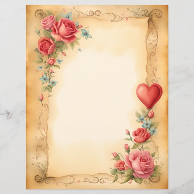 Corações e Rosas (Frente)