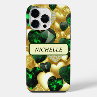 Corações Emerald, Dourado e Diamond